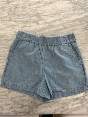 Jcrew Light Blue Women's Casual Elastic-Waist Shorts